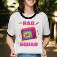 90s Rad Squad Retro Television 90s Aesthetic Nostalgia Unisex Cotton Ringer T-Shirt