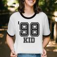 '98 Kid Perfect Vintage Retro Nostalgia Gear For Year 1998 Unisex Cotton Ringer T-Shirt '98 Kid Perfect Vintage Retro Nostalgia Gear For Year 1998 Unisex Cotton Ringer T-Shirt