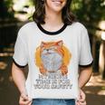 My Alone Time Is For Your Safety Coffee Lover Introvert Unisex Cotton Ringer T-Shirt
