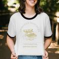 Analogue Nostalgia Typewriter Graphic Premium Tri-Blend Unisex Cotton Ringer T-Shirt