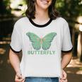 Anti-Social Introvert Butterfly Unisex Cotton Ringer T-Shirt Anti-Social Introvert Butterfly Unisex Cotton Ringer T-Shirt