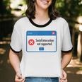 Anti Social Introvert Social Interaction Not Supported Unisex Cotton Ringer T-Shirt Anti Social Introvert Social Interaction Not Supported Unisex Cotton Ringer T-Shirt