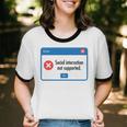 Anti Social Introvert Social Interaction Not Supported Unisex Cotton Ringer T-Shirt Anti Social Introvert Social Interaction Not Supported Unisex Cotton Ringer T-Shirt