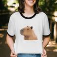Antisocial Introvert Capybara Sarcastic Humor Unisex Cotton Ringer T-Shirt Antisocial Introvert Capybara Sarcastic Humor Unisex Cotton Ringer T-Shirt