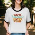 Antisocial Moms Club Introvert Mom Mothers Introverted Retro Unisex Cotton Ringer T-Shirt