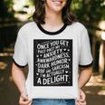 Anxiety Awkward Dark Humor Quote Introverts Sarcastic Unisex Cotton Ringer T-Shirt Anxiety Awkward Dark Humor Quote Introverts Sarcastic Unisex Cotton Ringer T-Shirt