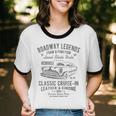 Automotive Nostalgia Classic Car Cruise-In Distressed Premium Tri-Blend Unisex Cotton Ringer T-Shirt