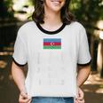 Azerbaijan Lover Saying Azeri Nostalgia Unisex Cotton Ringer T-Shirt
