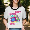 The Best Dads Are 80s Kids 80s Dad Nostalgia Unisex Cotton Ringer T-Shirt The Best Dads Are 80s Kids 80s Dad Nostalgia Unisex Cotton Ringer T-Shirt