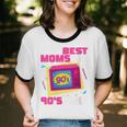 The Best Moms Are 90s Girls 90s Aesthetic Mom Nostalgia Unisex Cotton Ringer T-Shirt The Best Moms Are 90s Girls 90s Aesthetic Mom Nostalgia Unisex Cotton Ringer T-Shirt