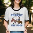 Biden Please Be Patient With Me I'm From The 1900s Vintage Unisex Cotton Ringer T-Shirt