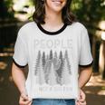 Bigfoot People Not a Big Fan Sasquatch Introvert Unisex Cotton Ringer T-Shirt Bigfoot People Not a Big Fan Sasquatch Introvert Unisex Cotton Ringer T-Shirt
