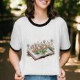Books That Help Introverts Since 1454 Conversations Unisex Cotton Ringer T-Shirt