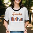 Books Helping Introverts Avoid Conversation Book Reading Unisex Cotton Ringer T-Shirt Books Helping Introverts Avoid Conversation Book Reading Unisex Cotton Ringer T-Shirt