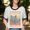 Chinchilla Owner Introvert Chinchilla Unisex Cotton Ringer T-Shirt Chinchilla Owner Introvert Chinchilla Unisex Cotton Ringer T-Shirt