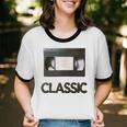 Classic VHS Tape Nostalgia Retro Unisex Cotton Ringer T-Shirt Classic VHS Tape Nostalgia Retro Unisex Cotton Ringer T-Shirt