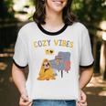 Cozy Vibes Atmospheric Introvert Unisex Cotton Ringer T-Shirt Cozy Vibes Atmospheric Introvert Unisex Cotton Ringer T-Shirt