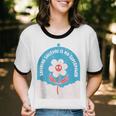 Cute Introvert Shy Teen Anti-Social Inner Strength Unisex Cotton Ringer T-Shirt