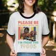 Dad Fathers Day Please Be Patient I'm From The 1900s Unisex Cotton Ringer T-Shirt