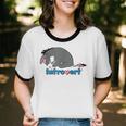 Disney Winnie The Pooh Introvert Eeyore Logo Unisex Cotton Ringer T-Shirt Disney Winnie The Pooh Introvert Eeyore Logo Unisex Cotton Ringer T-Shirt