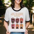I Dont Like Morning People Introvert Coffee Lover Antisocial Unisex Cotton Ringer T-Shirt