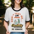Don't Test Me Introvert's Unisex Cotton Ringer T-Shirt