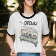 Dreams Of Music Mixtapes Retro Cassette Lifestyle Nostalgia Premium Tri-Blend Unisex Cotton Ringer T-Shirt