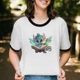 Easily Distracted By Dragon And Books Introvert Shirt Unisex Cotton Ringer T-Shirt Easily Distracted By Dragon And Books Introvert Shirt Unisex Cotton Ringer T-Shirt