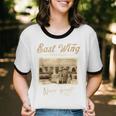 East Wing Never Forget American Vintage Nostalgia Unisex Cotton Ringer T-Shirt