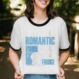 I Enjoy Long Romantic Walks To My Fridge Introvert Unisex Cotton Ringer T-Shirt I Enjoy Long Romantic Walks To My Fridge Introvert Unisex Cotton Ringer T-Shirt