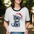 Ew People Cat Christmas Introvert Holiday Humor Unisex Cotton Ringer T-Shirt Ew People Cat Christmas Introvert Holiday Humor Unisex Cotton Ringer T-Shirt
