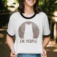 Ew People Introvert Cat Meow Cat Lover Men Women Kids Unisex Cotton Ringer T-Shirt Ew People Introvert Cat Meow Cat Lover Men Women Kids Unisex Cotton Ringer T-Shirt