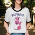 Ew People Introvert Ferrets Saying Mask Ferret Unisex Cotton Ringer T-Shirt