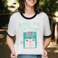 Floppy Disk Retro Tech Nostalgia Old School Computing Humor Unisex Cotton Ringer T-Shirt Floppy Disk Retro Tech Nostalgia Old School Computing Humor Unisex Cotton Ringer T-Shirt
