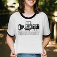 Never Forget Retro Camera Photography Nostalgia Unisex Cotton Ringer T-Shirt