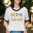Never Forget Retro Cassette VHS Floppy CD Nostalgia Humor Unisex Cotton Ringer T-Shirt