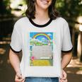 Frutiger Aero Aesthetic Rainbow Glitch Art Premium Tri-Blend Unisex Cotton Ringer T-Shirt Frutiger Aero Aesthetic Rainbow Glitch Art Premium Tri-Blend Unisex Cotton Ringer T-Shirt