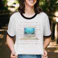 Frutiger Aero Aesthetic Tech The Future That Was Promised Unisex Cotton Ringer T-Shirt