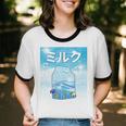 Frutiger Aero Aesthetic Tech Kawaii Milk Underwater Fishes Unisex Cotton Ringer T-Shirt Frutiger Aero Aesthetic Tech Kawaii Milk Underwater Fishes Unisex Cotton Ringer T-Shirt