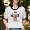 Frutiger Aero Cat Wearing Headphones Bubble 2000s Gen-Z Meme Unisex Cotton Ringer T-Shirt Frutiger Aero Cat Wearing Headphones Bubble 2000s Gen-Z Meme Unisex Cotton Ringer T-Shirt