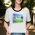 Frutiger Aero Fish Unisex Cotton Ringer T-Shirt Frutiger Aero Fish Unisex Cotton Ringer T-Shirt