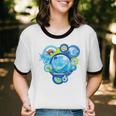Frutiger Aero Metro Abstract Maximalism 2000s Nostalgia Premium Tri-Blend Unisex Cotton Ringer T-Shirt