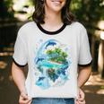 Frutiger Aero Unisex Cotton Ringer T-Shirt