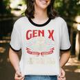 Gen X The Badass Generation Generation X Gen Xer Nostalgia Unisex Cotton Ringer T-Shirt Gen X The Badass Generation Generation X Gen Xer Nostalgia Unisex Cotton Ringer T-Shirt