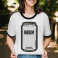 Generic Beer 1980s 80s Nostalgia Premium Tri-Blend Unisex Cotton Ringer T-Shirt