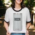 Generic Beer 1980s 80s Nostalgia Unisex Cotton Ringer T-Shirt