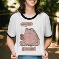 Hang In There It Gets Worse Introverts Anti Valentines Day Unisex Cotton Ringer T-Shirt