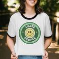 I Hate People Saying For Introverts Unisex Cotton Ringer T-Shirt I Hate People Saying For Introverts Unisex Cotton Ringer T-Shirt