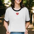 I Heart Love Nostalgia Unisex Cotton Ringer T-Shirt