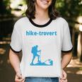 Hike-Trovert Hiking Humor Definition Introvert Unisex Cotton Ringer T-Shirt Hike-Trovert Hiking Humor Definition Introvert Unisex Cotton Ringer T-Shirt